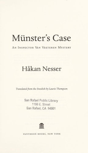 Munster's Case (Inspector Van Veeteren)