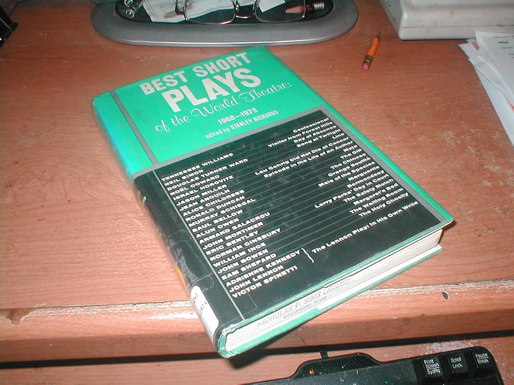 Best Short Plays Wld Thea 1968 cover image