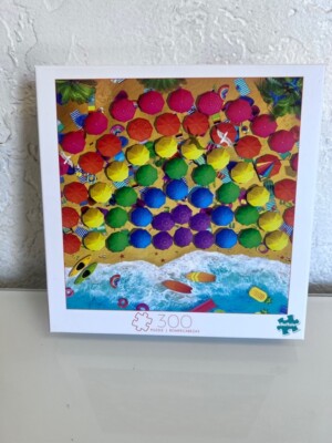 Buffalo Games 1000-Piece Rainbow Parasols Jigsaw Puzzle