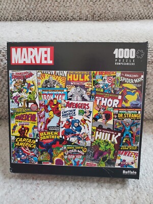Buffalo Games Marvel Comic Book Collage 1000 Piece Puzzle