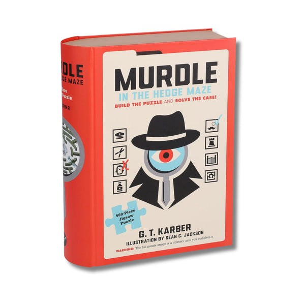 Chronicle Books Murdle in the Hedge Maze 500-Piece Jigsaw Puzzle