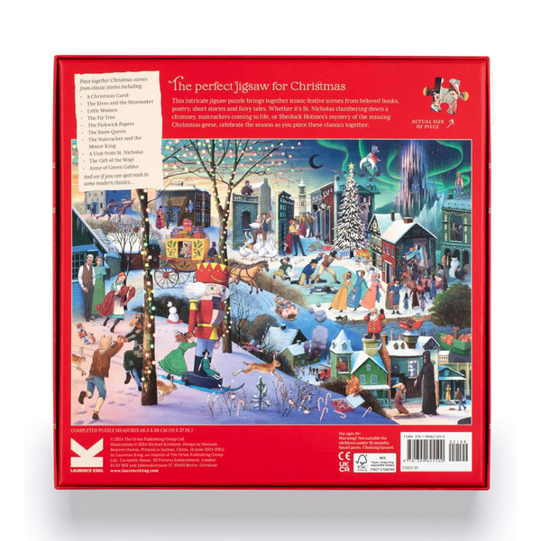Laurence King Publishing Book Lover's Christmas 1000 Piece Puzzle