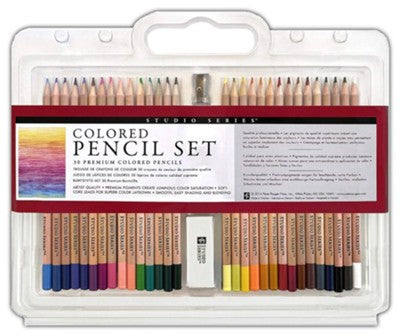 Peter Pauper Press Studio Series Colored Pencil Set, 30 Count