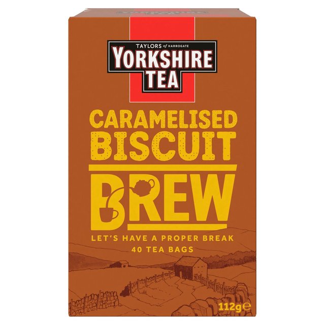 Taylors Of Harrogate Yorkshire Tea Caramelised Biscuit 40 Teabags