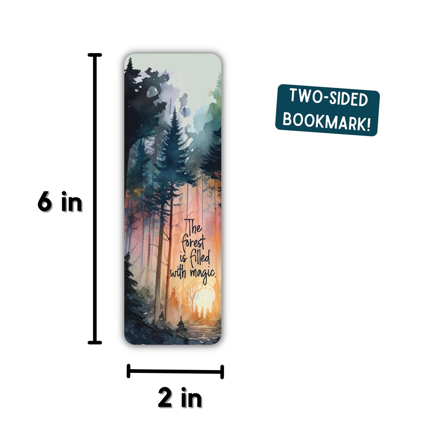 Forest Filled With Magic Bookmark