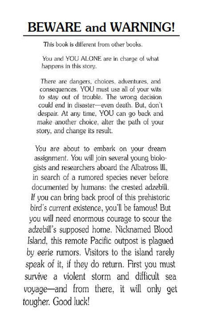 Blood Island, Children's Book