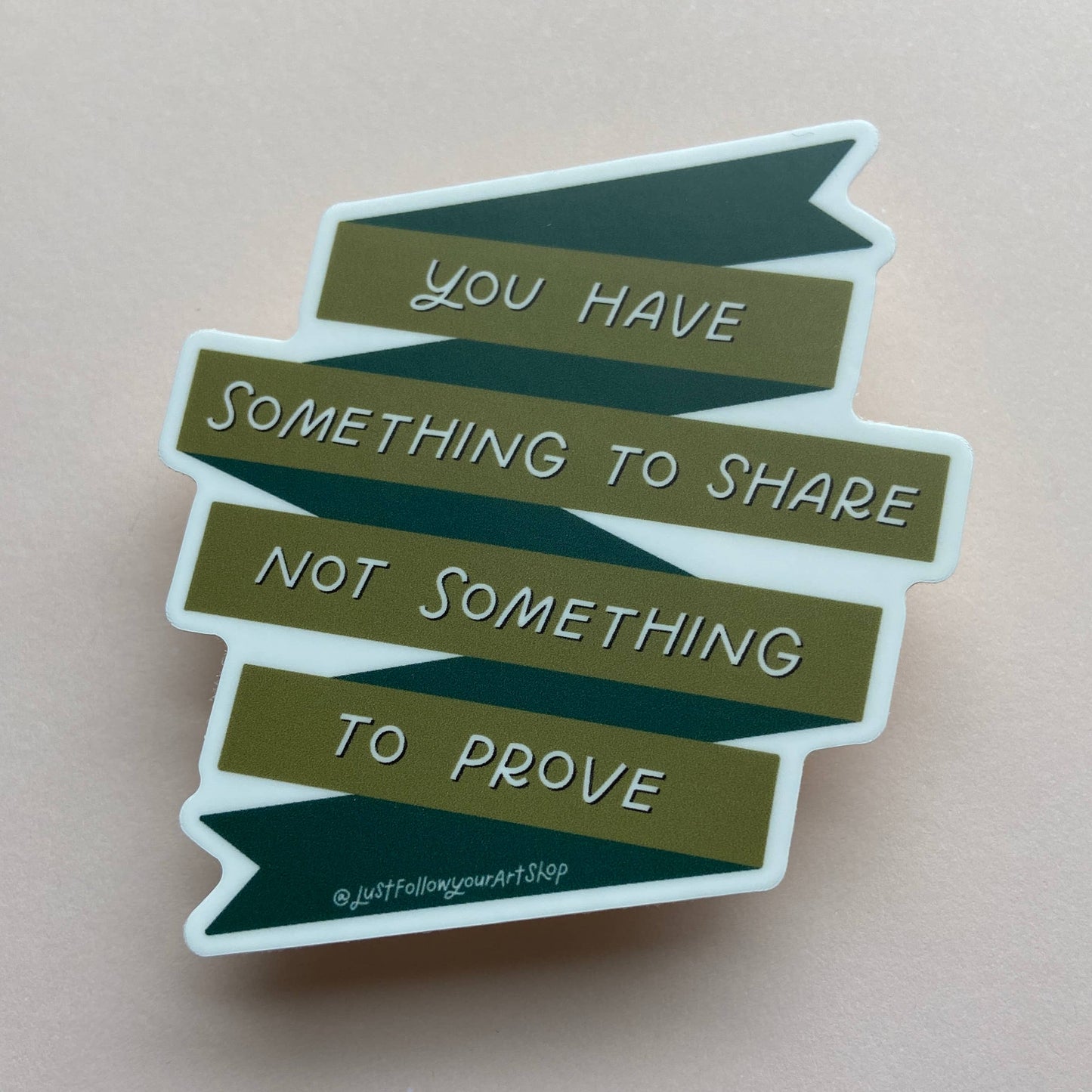 Something To Share Sticker | Mental Health Stickers