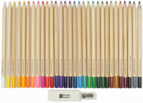Peter Pauper Press Studio Series Colored Pencil Set, 30 Count