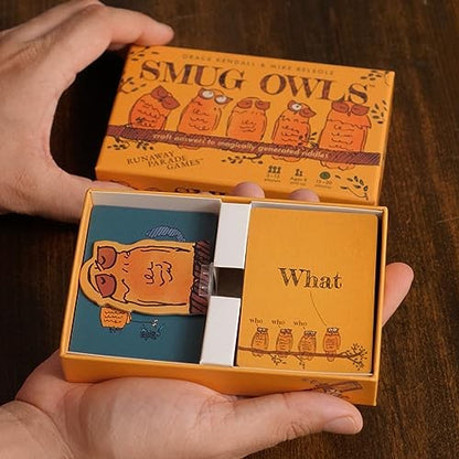 Little Runaway Records Smug Owls Card Game - Fun Party Riddle Solver