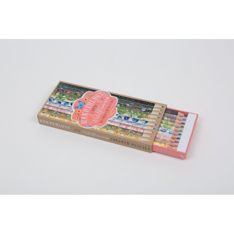Chronicle Books Wanderlust and Wildflowers: 10 Colored Pencils