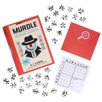 Chronicle Books Murdle in the Hedge Maze 500-Piece Jigsaw Puzzle