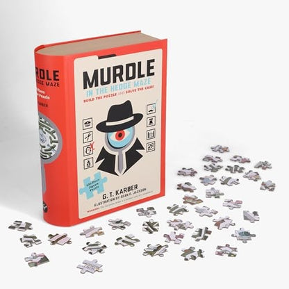 Chronicle Books Murdle in the Hedge Maze 500-Piece Jigsaw Puzzle