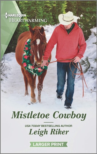 Mistletoe Cowboy: A Clean Romance (Kansas Cowboys, 8)