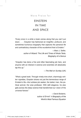 Einstein in Time and Space A Life in 99 Particles