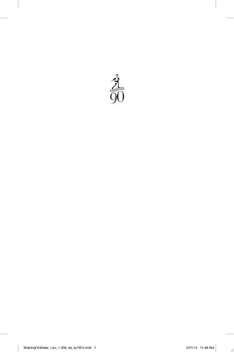 Walking on Water A Novel