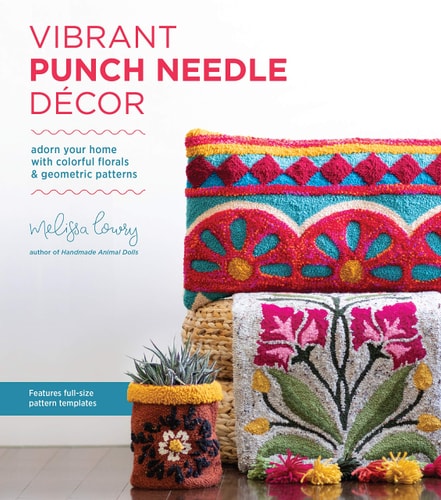 Vibrant Punch Needle Décor Adorn Your Home with Colorful Florals and Geometric Patterns