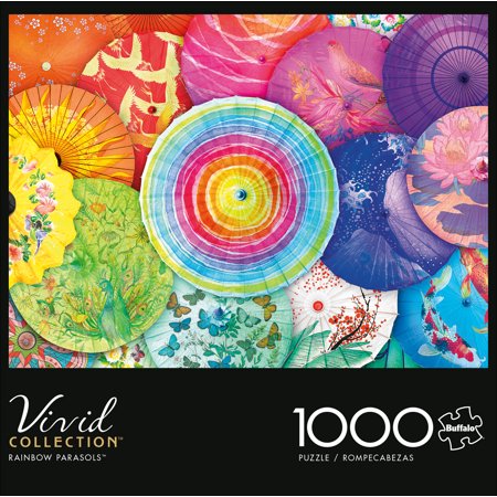 Buffalo Games 1000-Piece Rainbow Parasols Jigsaw Puzzle