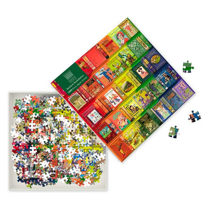 Adult Jigsaw Puzzle Bodleian Libraries: Rainbow Bookshelves by