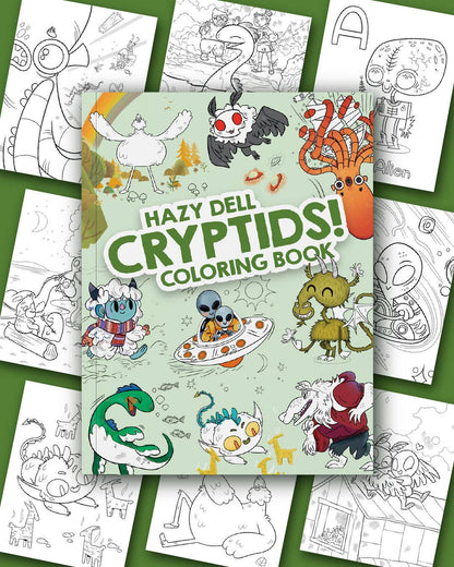 Hazy Dell Cryptids! (Hazy Dell Coloring Books, 1)