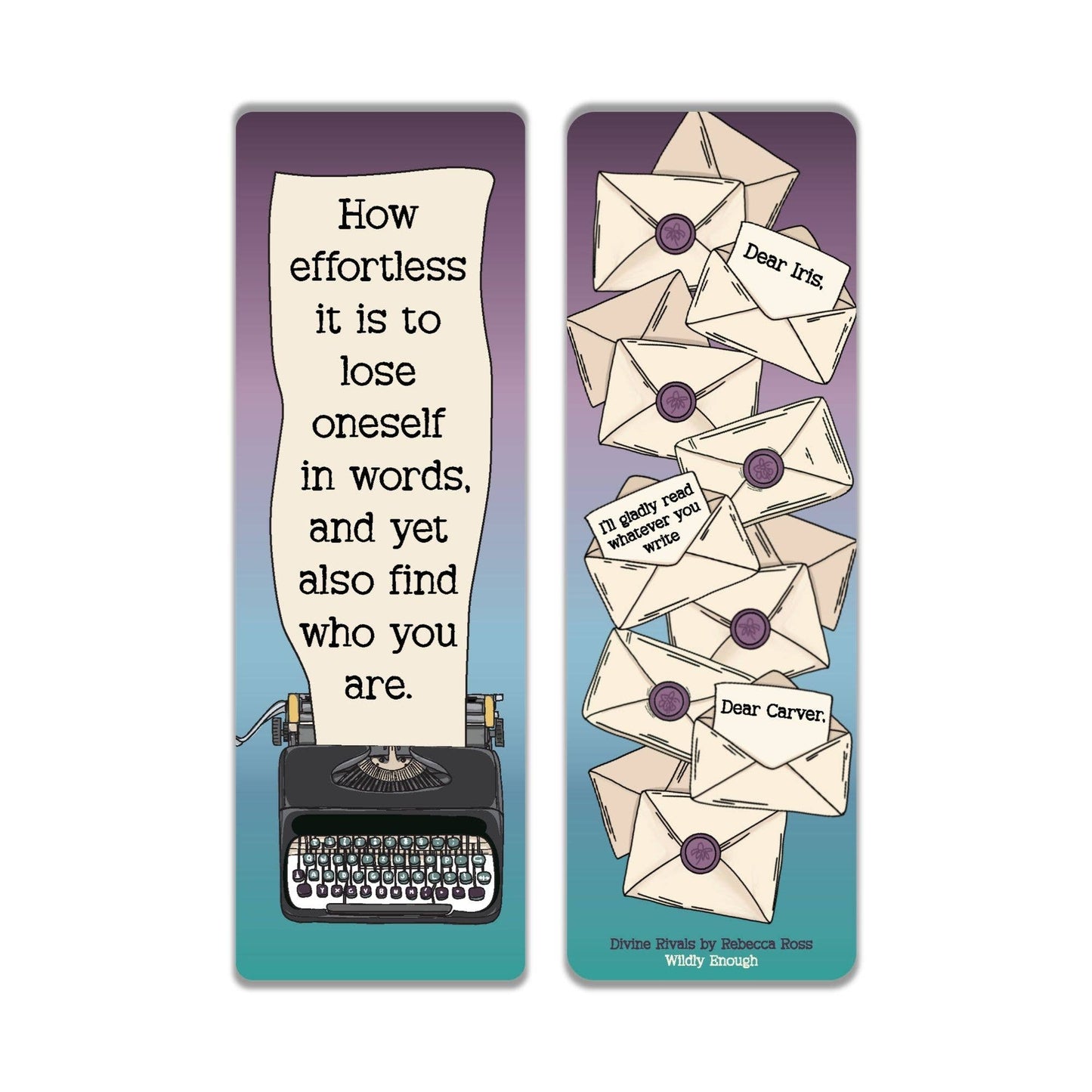 Lose Oneself in Words Bookmark | Divine Rivals