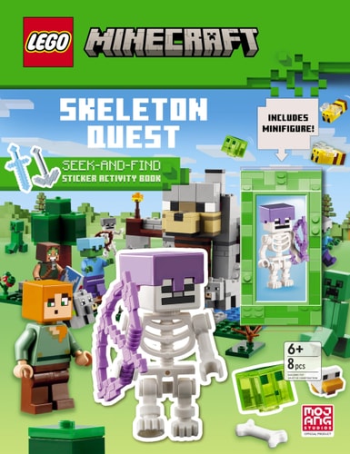 Skeleton Quest (LEGO Minecraft) A Seek & Find Sticker Activity Book