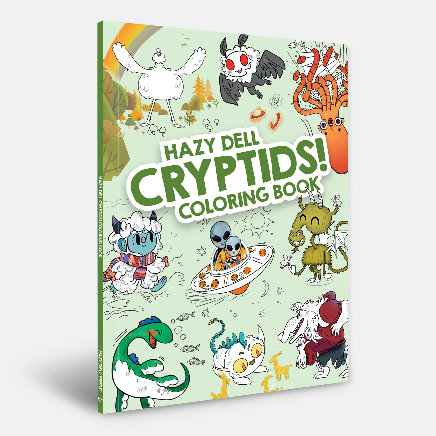 Hazy Dell Cryptids! (Hazy Dell Coloring Books, 1)