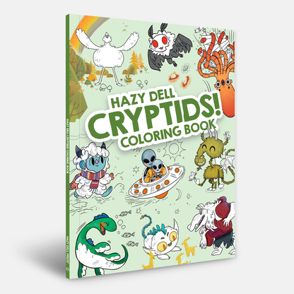 Hazy Dell Cryptids! (Hazy Dell Coloring Books, 1)