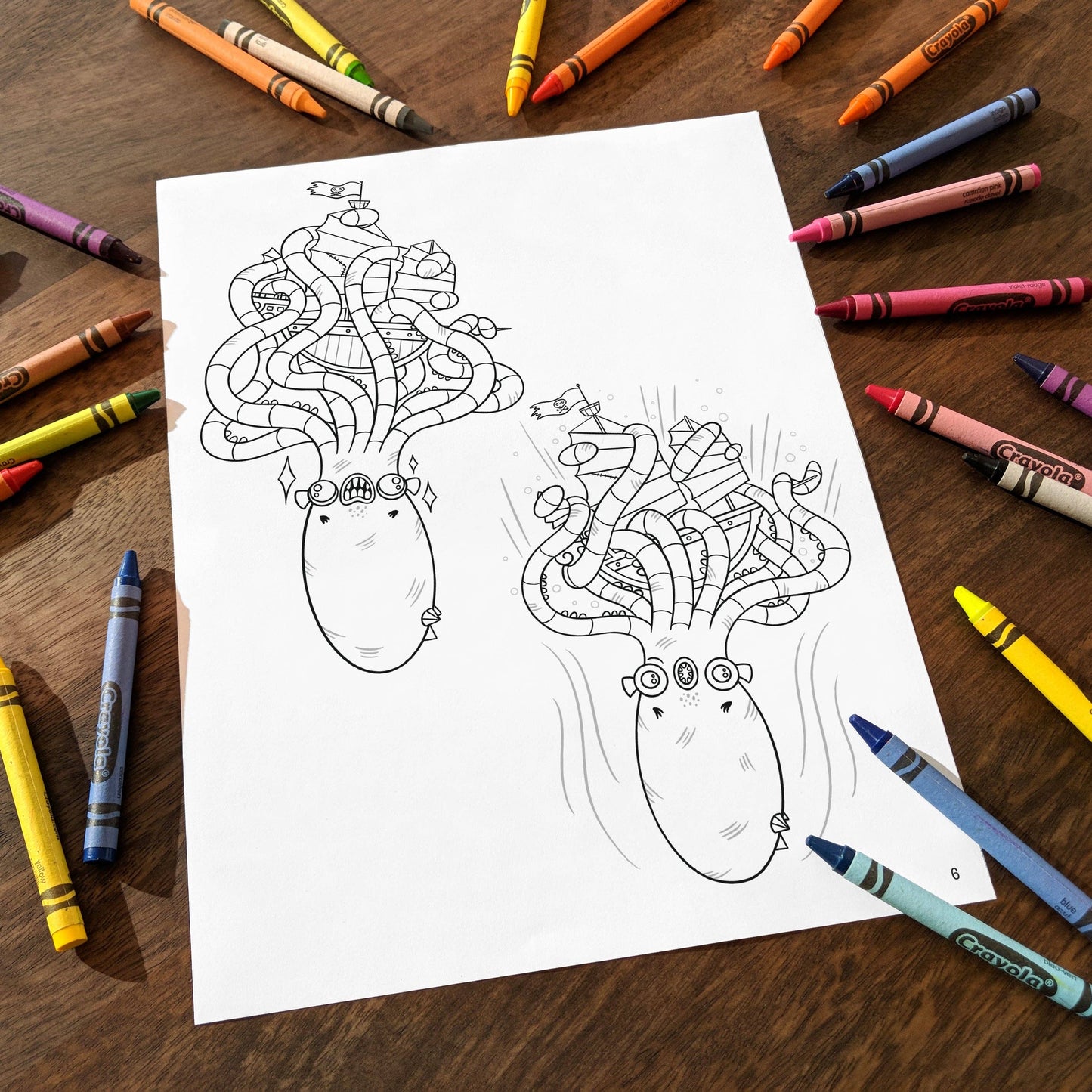 Hazy Dell Cryptids! (Hazy Dell Coloring Books, 1)