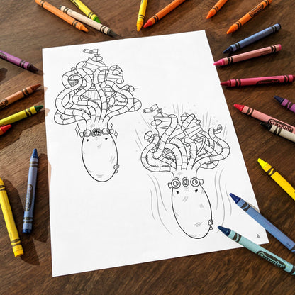 Hazy Dell Cryptids! (Hazy Dell Coloring Books, 1)