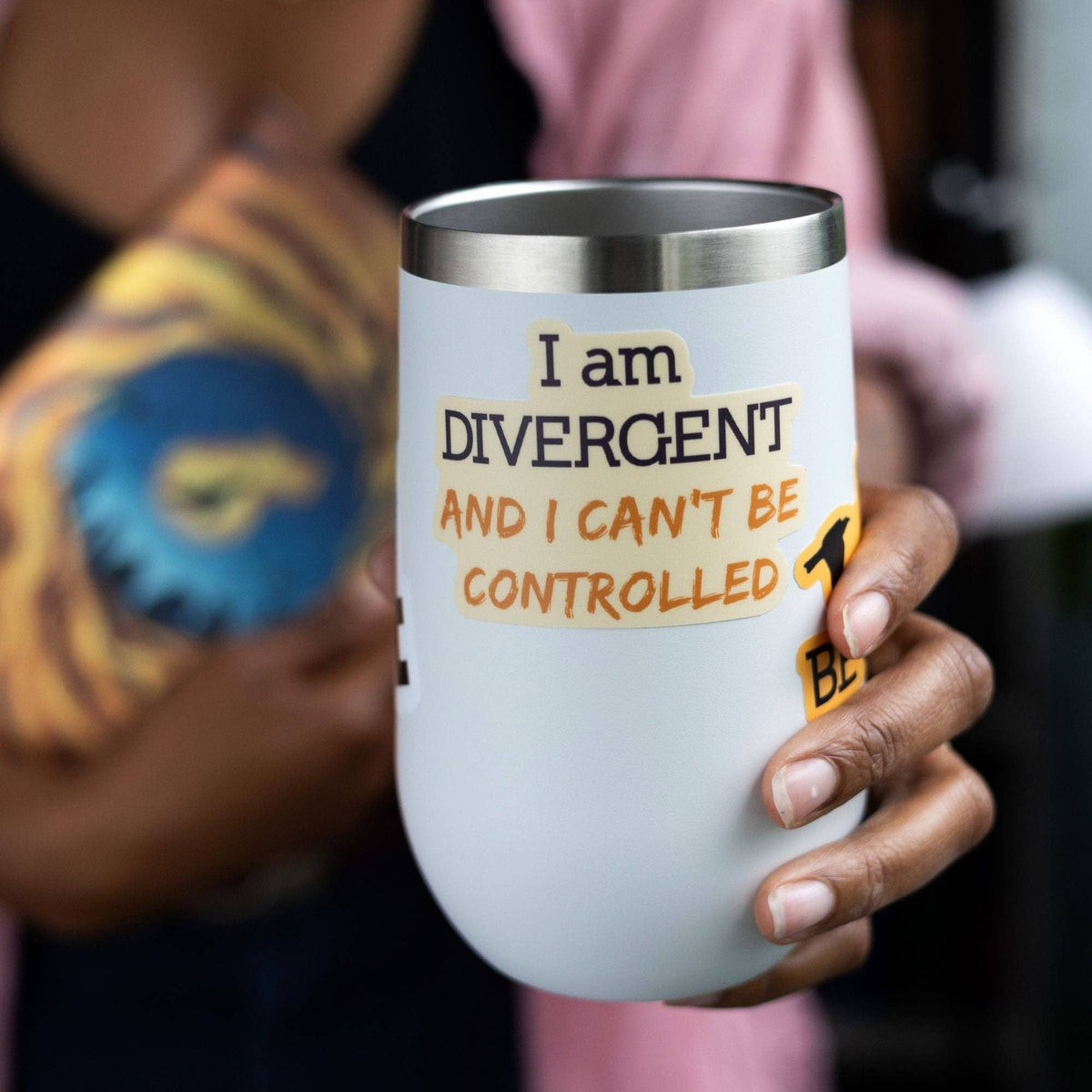 I Can't Be Controlled Sticker | Divergent