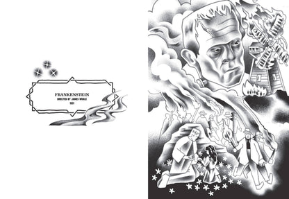 Classic Horror Movies Coloring Book