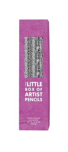The Little Box of Artist Pencils: 5 Professional-Grade Drawing Pencils (2H, HB, 2B, 4B, 6B) & Blender