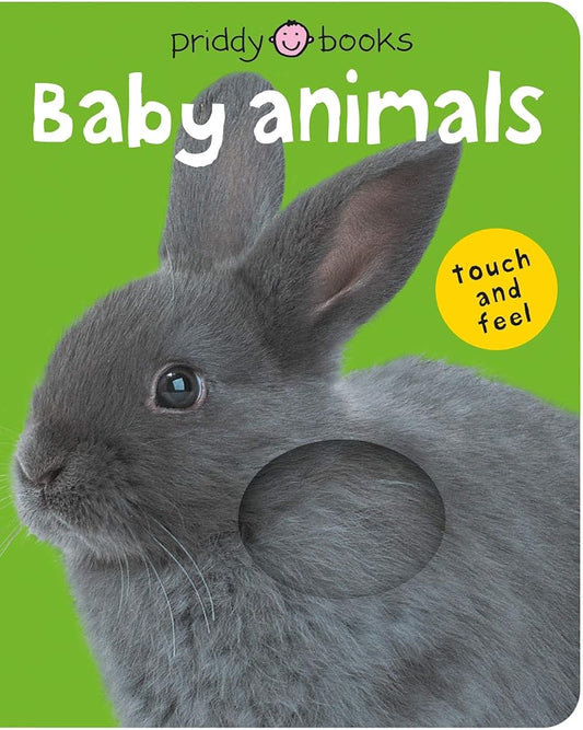 Baby Animals (Bright Baby Touch and Feel): A first sensory tactile book cover image