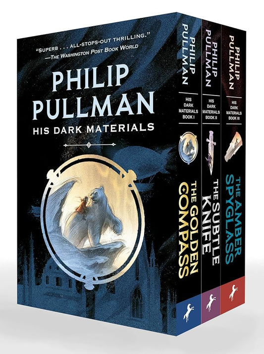 His Dark Materials 3-Book Paperback Boxed Set: The Golden Compass; The Subtle Knife; The Amber Spyglass cover image