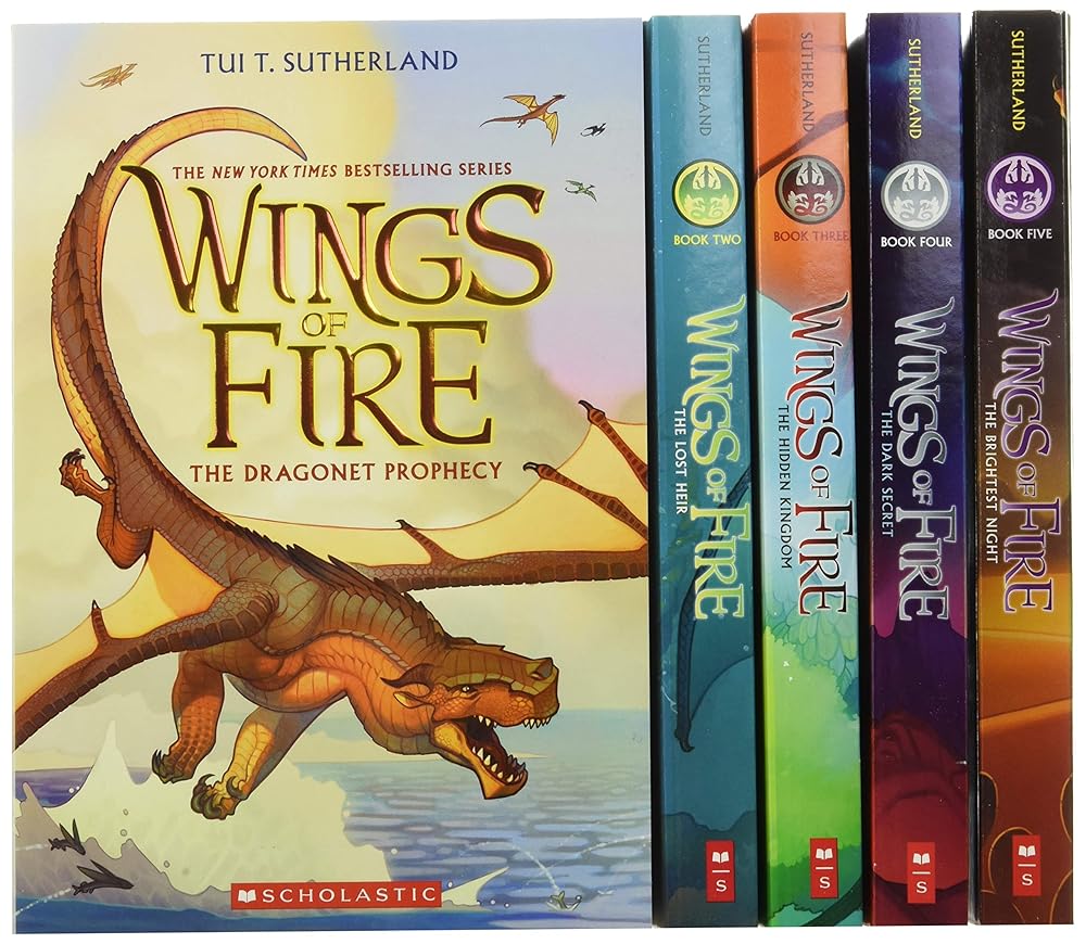 Wings of Fire Boxset, Books 1-5 (Wings of Fire) cover image