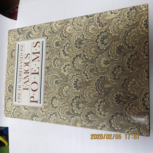 101 Famous Poems cover image