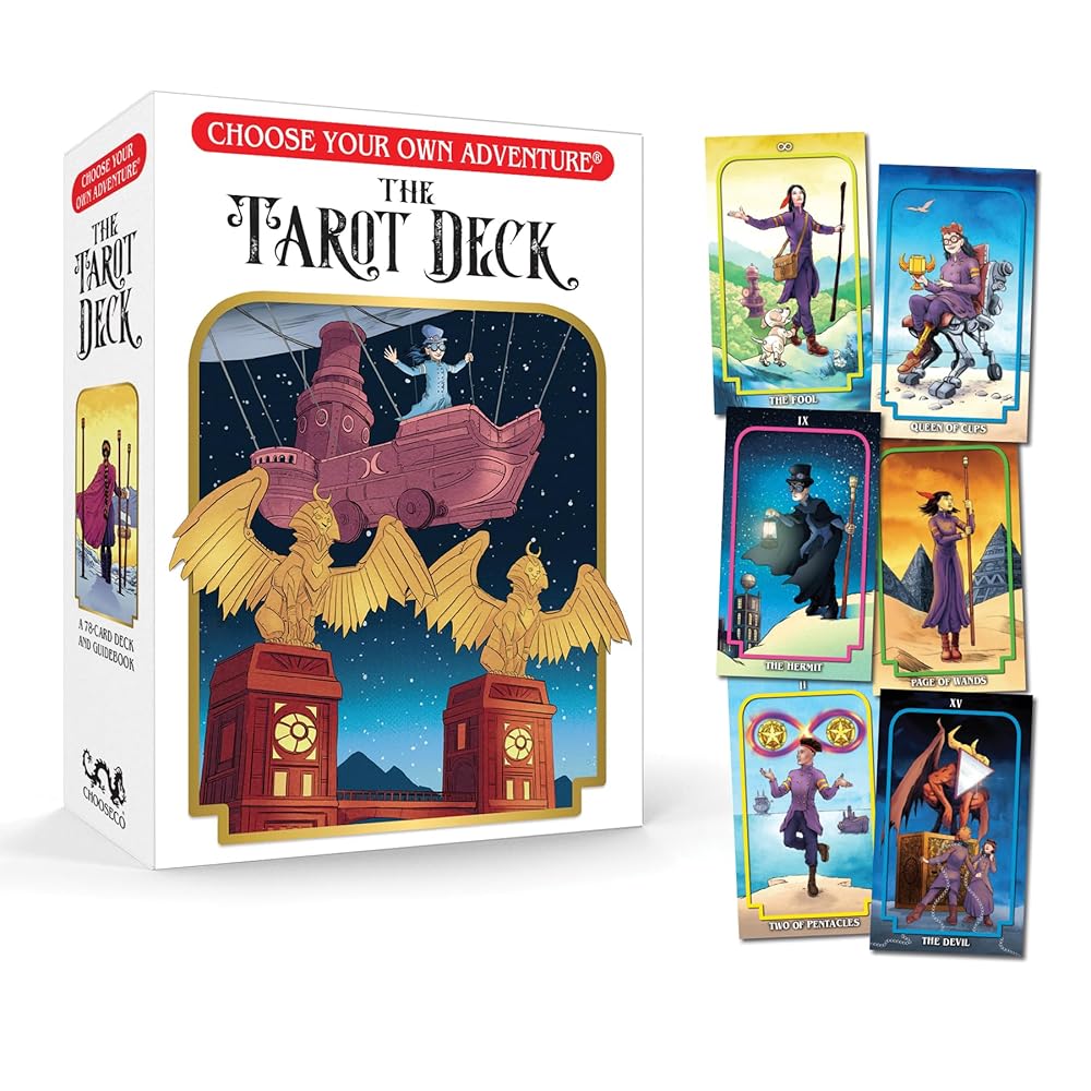 The Choose Your Own Adventure Tarot Deck cover image