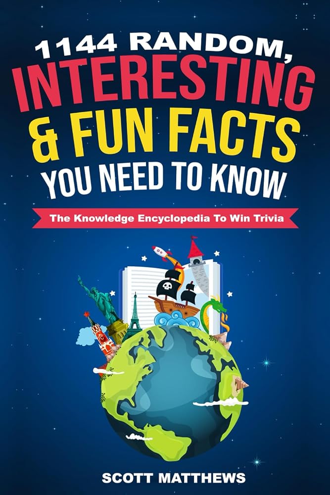 1144 Random, Interesting & Fun Facts You Need To Know - The Knowledge Encyclopedia To Win Trivia (Amazing World Facts Book) cover image