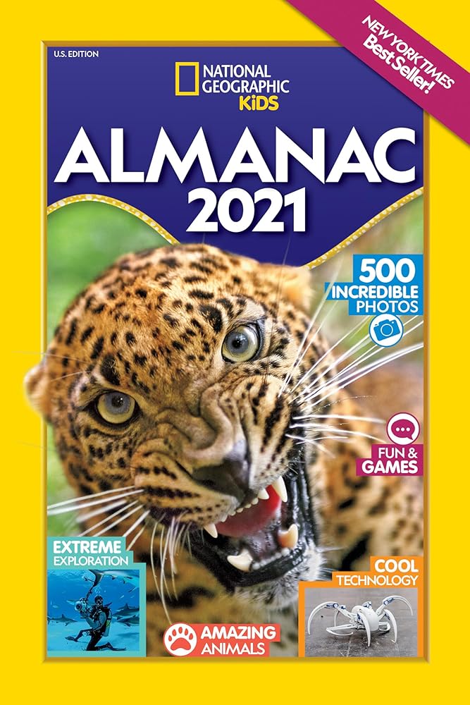 National Geographic Kids Almanac 2021, U.S. Edition cover image