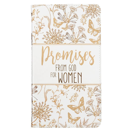 Promises from God for Women White Faux Leather, Ribbon Marker cover image
