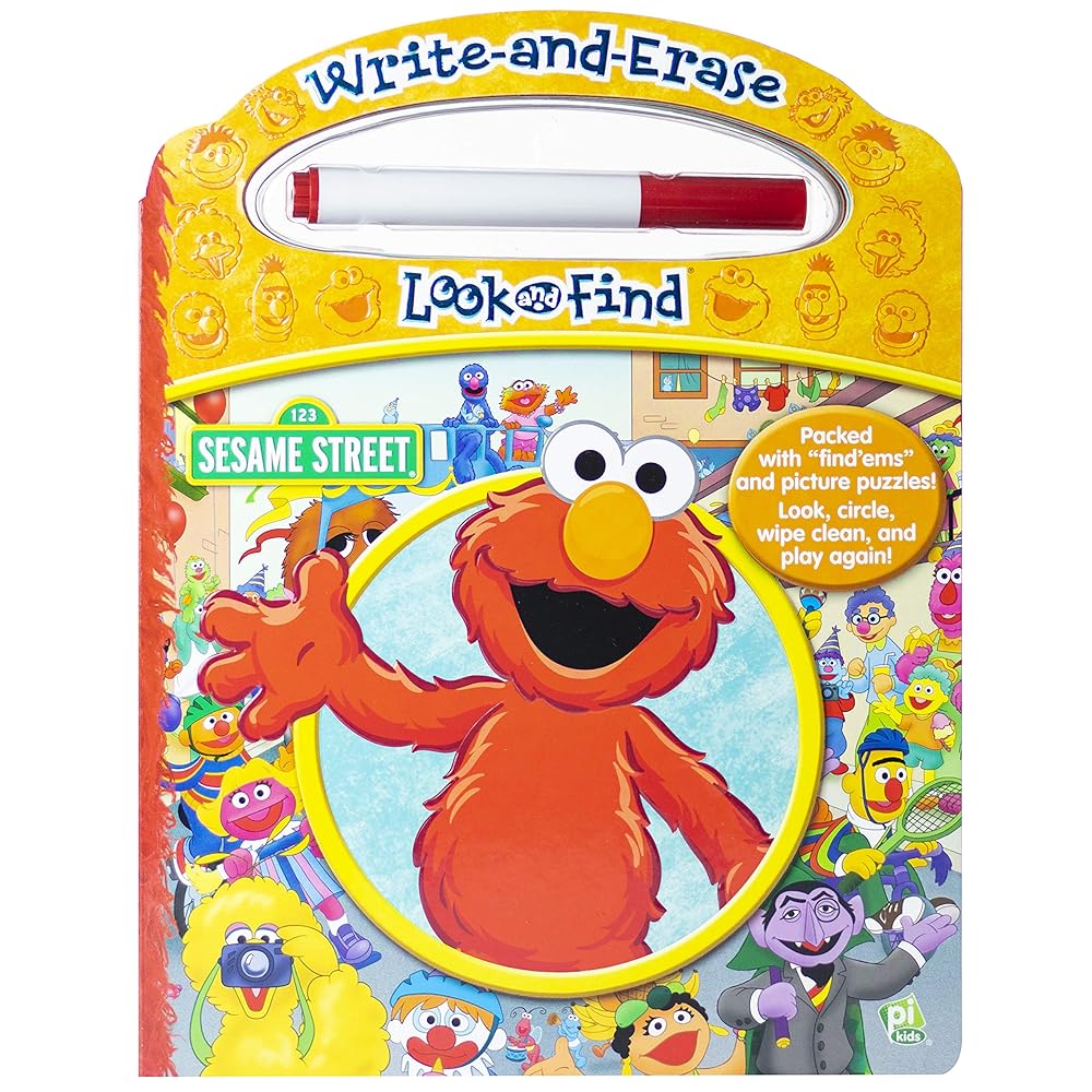Sesame Street: Write and Ease Look and Find cover image