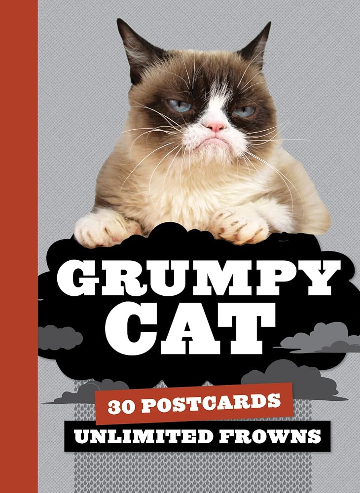 Grumpy Cat Postcard Book: 30 Postcards, Unlimited Frowns cover image