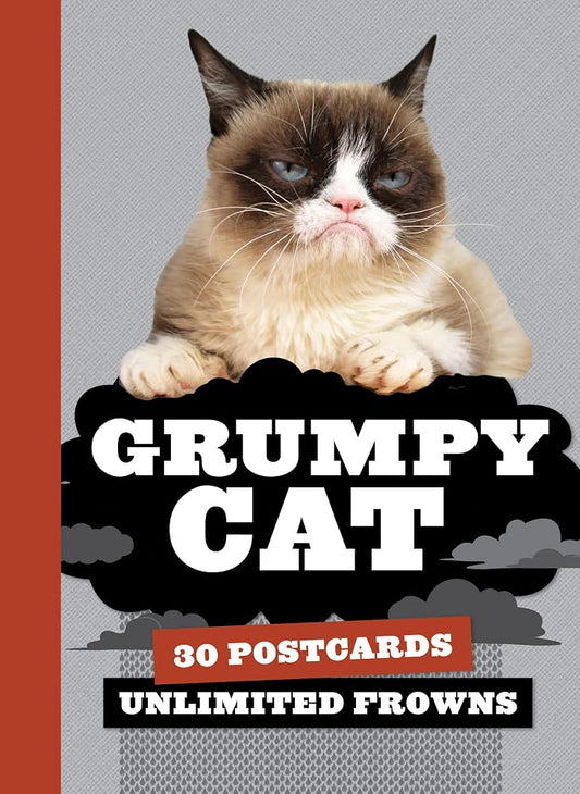 Grumpy Cat Postcard Book: 30 Postcards, Unlimited Frowns cover image