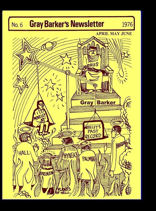 Gray Barker's Newsletter No. 6 (April, May, June) 1976 cover image