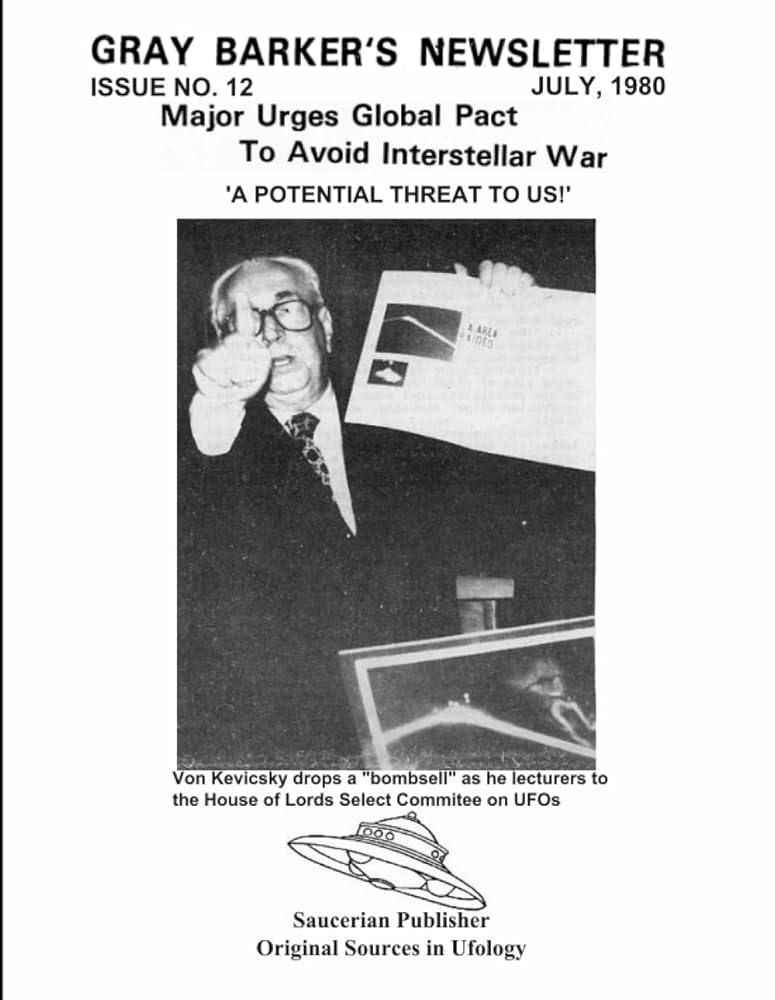 Gray Barker's Newsletter No. 12 (July) 1980 cover image