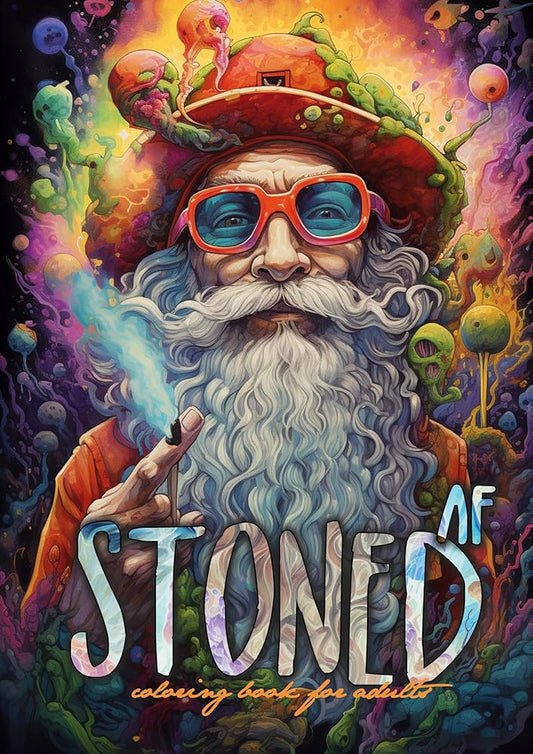 Kiffer Malbuch für Erwachsene: Cannabis Malbuch für Erwachsene Graustufen | Kiffen Malbuch Graustufen | Marihuana Malbuch Erwachsene | Stoner ... | A4 | 64P (Stoner Coloring Books, Band 1) cover image
