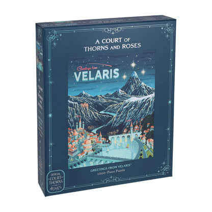A Court of Thorns and Roses: Official Greetings from Velaris 1000-Piece Puzzle