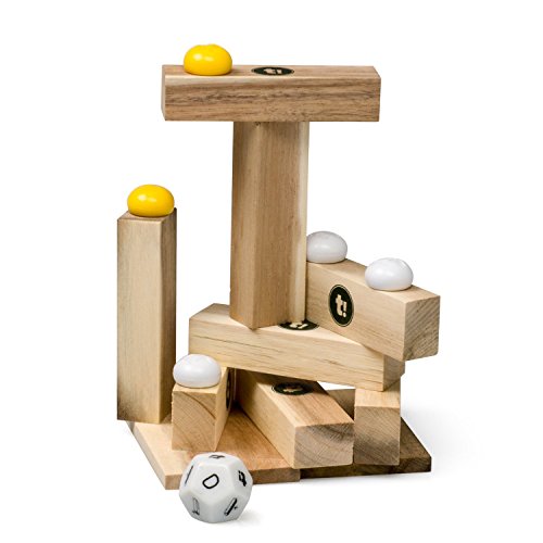 Baxbo Tummple Wooden Building Block Game - 80 Piece Set