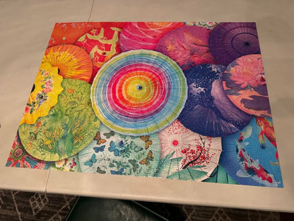 Buffalo Games 1000-Piece Rainbow Parasols Jigsaw Puzzle