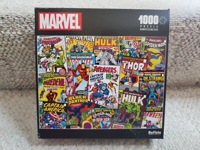 Buffalo Games Marvel Comic Book Collage 1000 Piece Puzzle